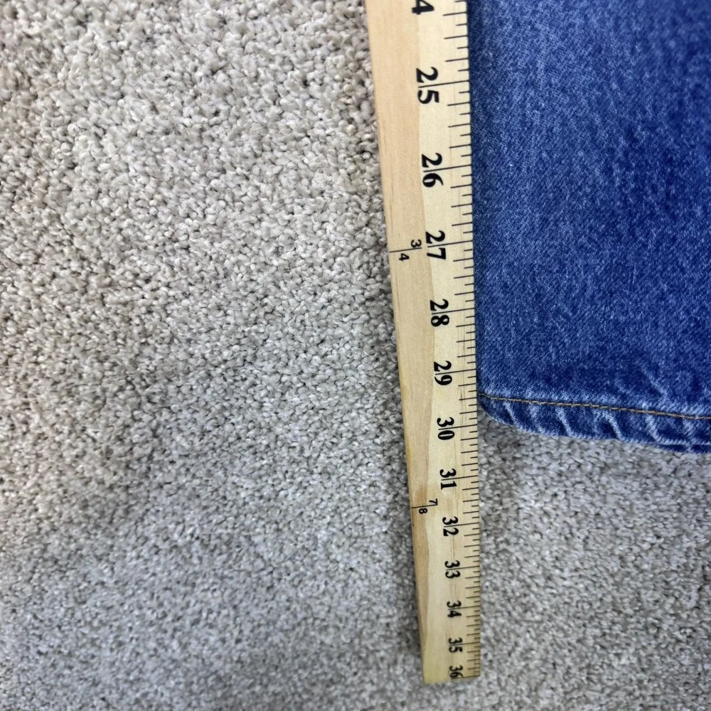 Levi's Jeans Mens 40x30 550 Relaxed Fit Blue Orange Tab Tapered Leg EUC
